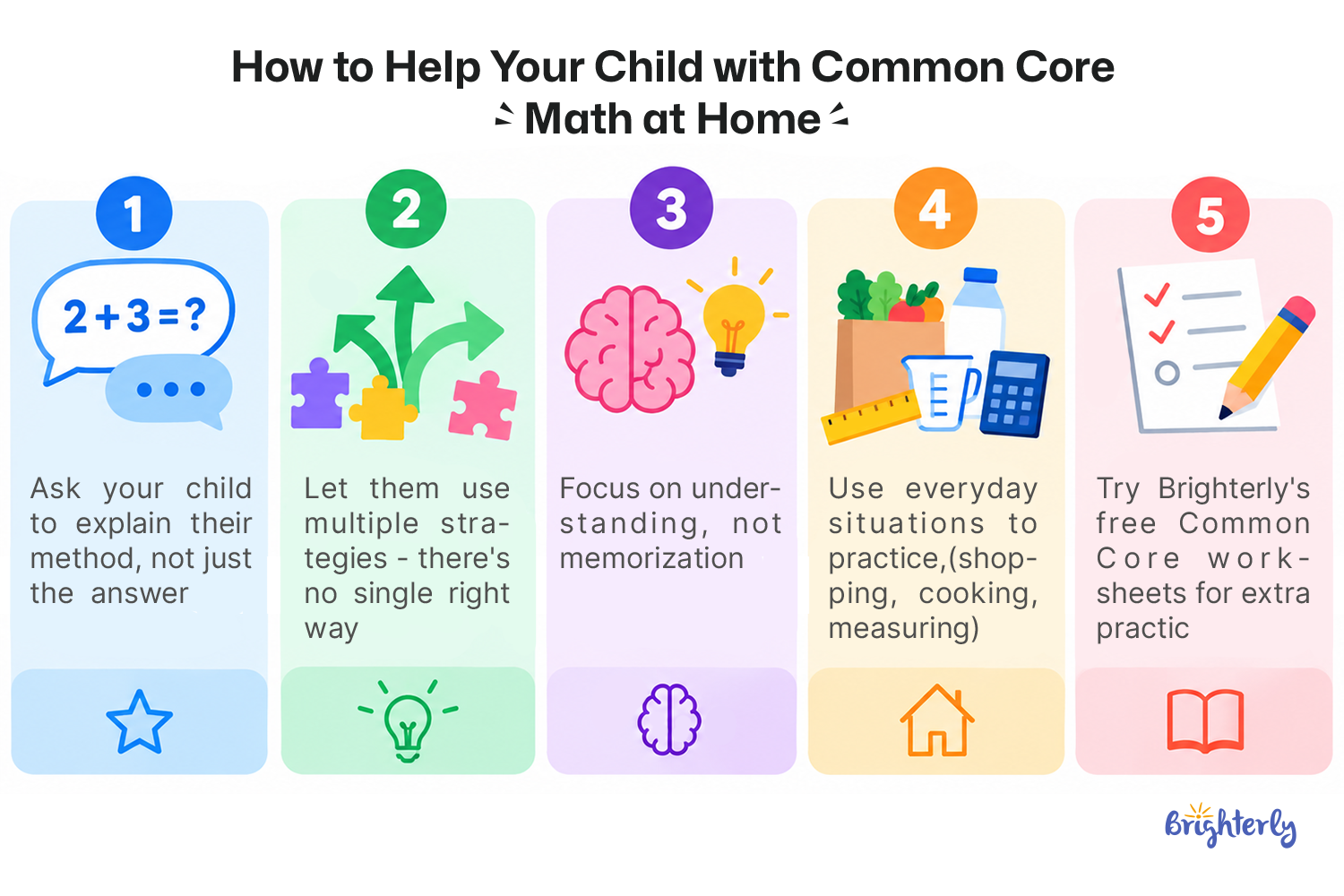 Tips for Helping Your Child With Common Core Math