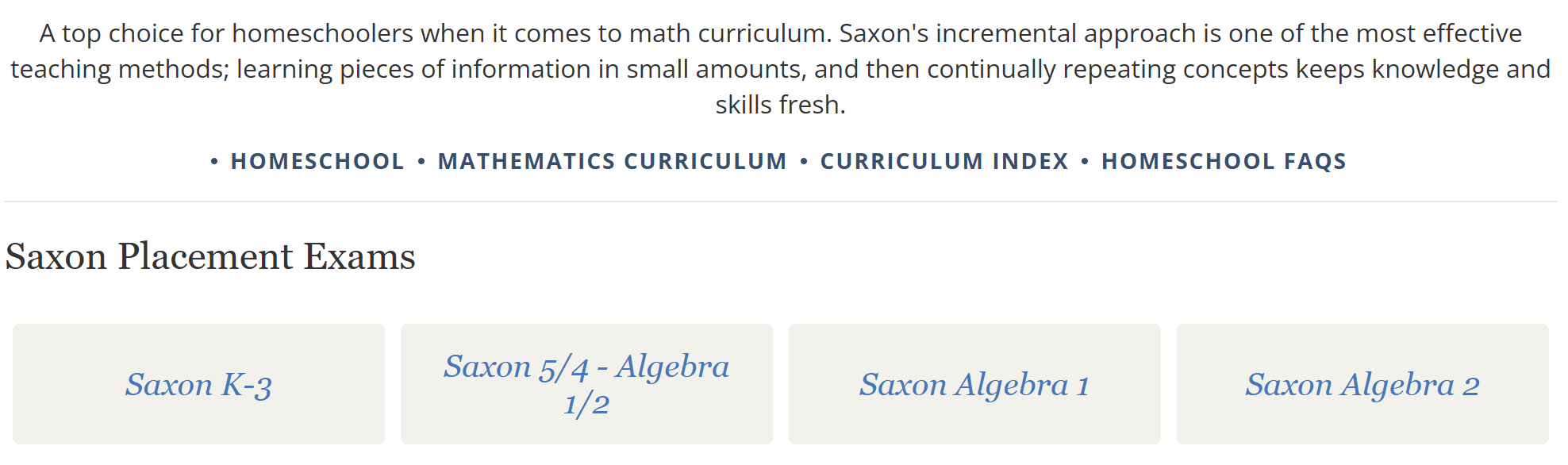 Saxon Math