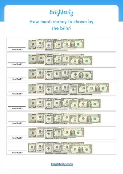Free Printable Counting Money Worksheets