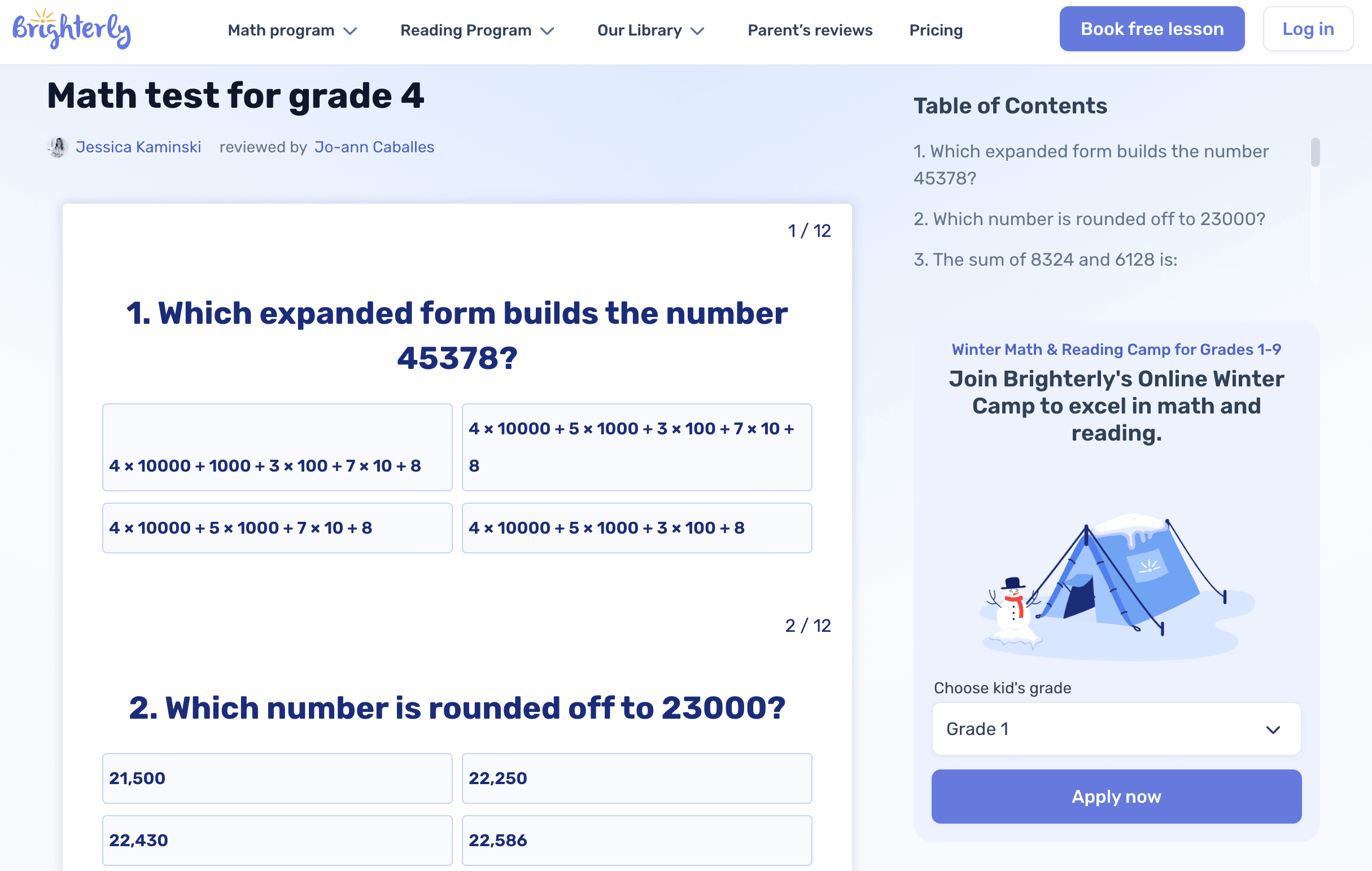 Finding equivalent fractions worksheet and tests
