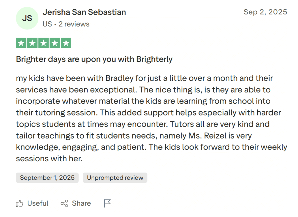 Brighterly features that make learning division for kids so effective