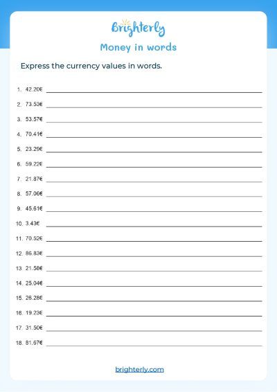 Free Printable Money Worksheets 2nd Grade