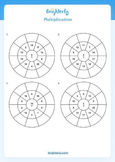 Multiplication Practice 4th Grade
