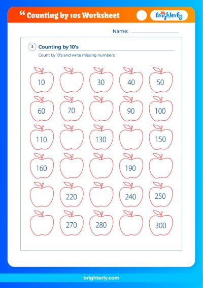 Counting With Ten Frames Worksheets