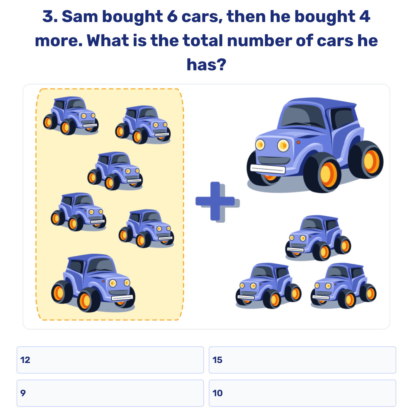 Counting worksheets for preschool: Practice