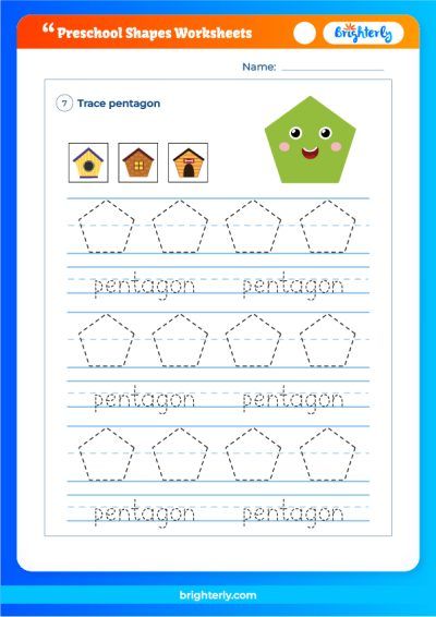Shapes Worksheet Preschool