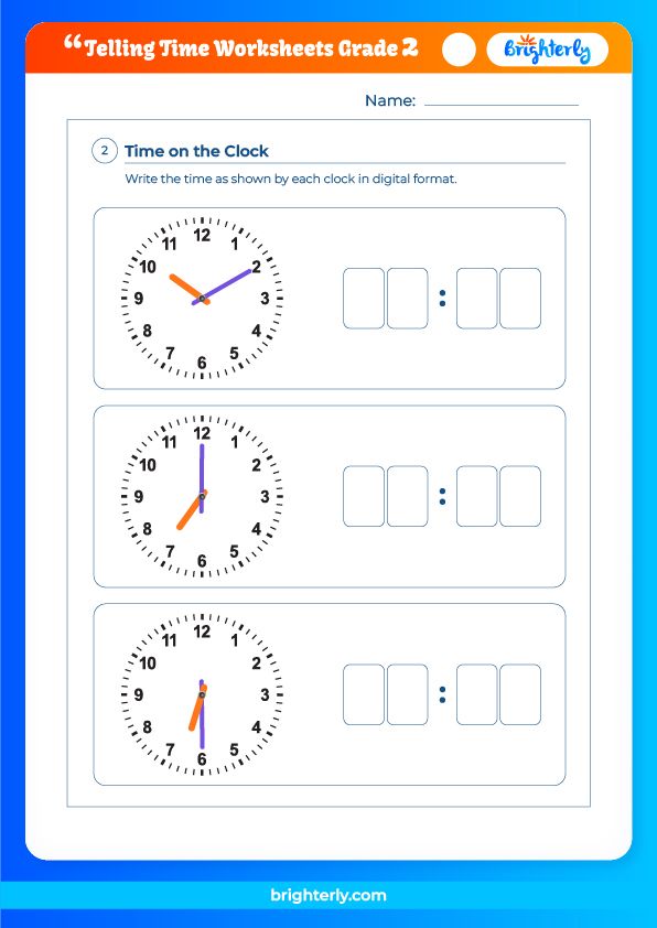 free telling time worksheets grade 2 from professional teachers pdfs