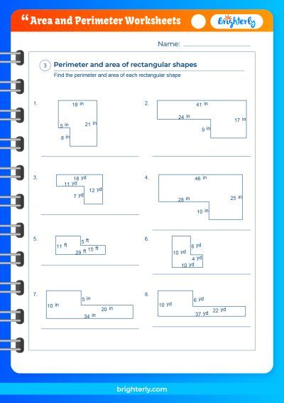 Area And Perimeter Word Problems Worksheets
