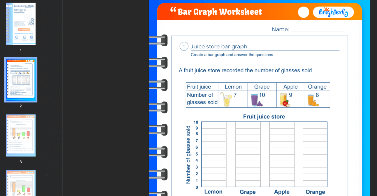 Bar Graph Worksheets [Free Printable]