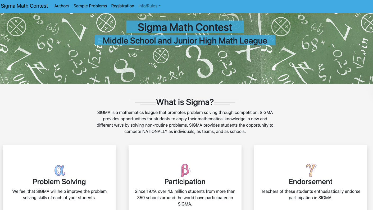SIGMA Math Competition
