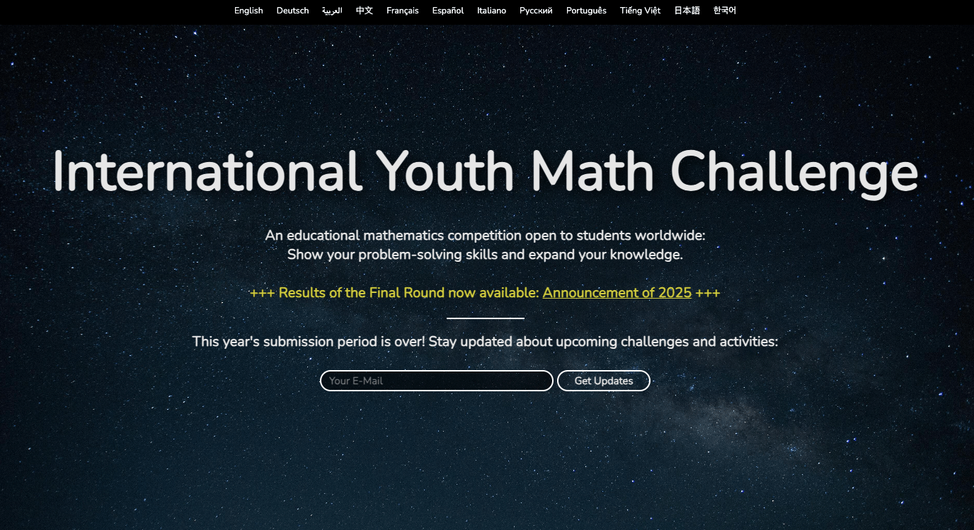 IYMC: International Youth Math Challenge