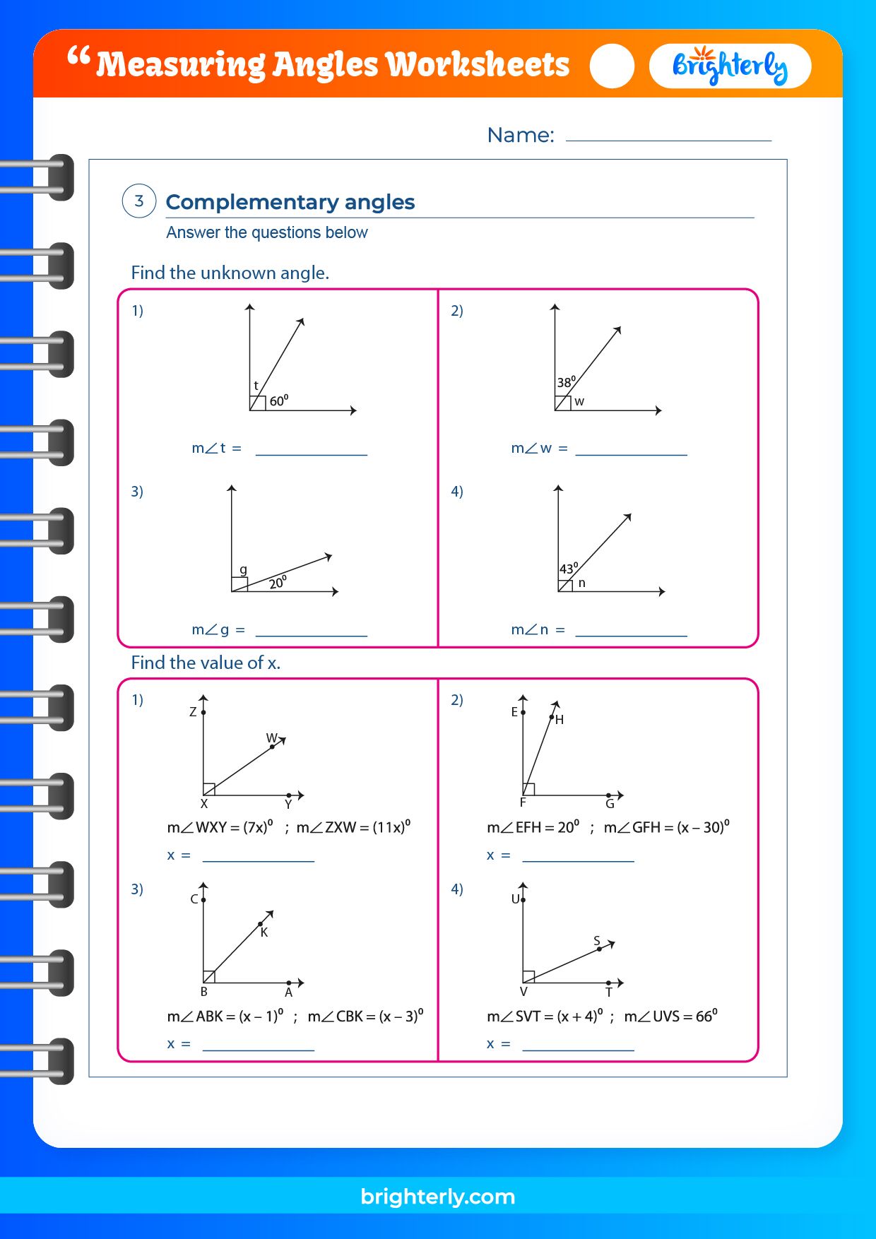 1.4 measuring angles homework day 2