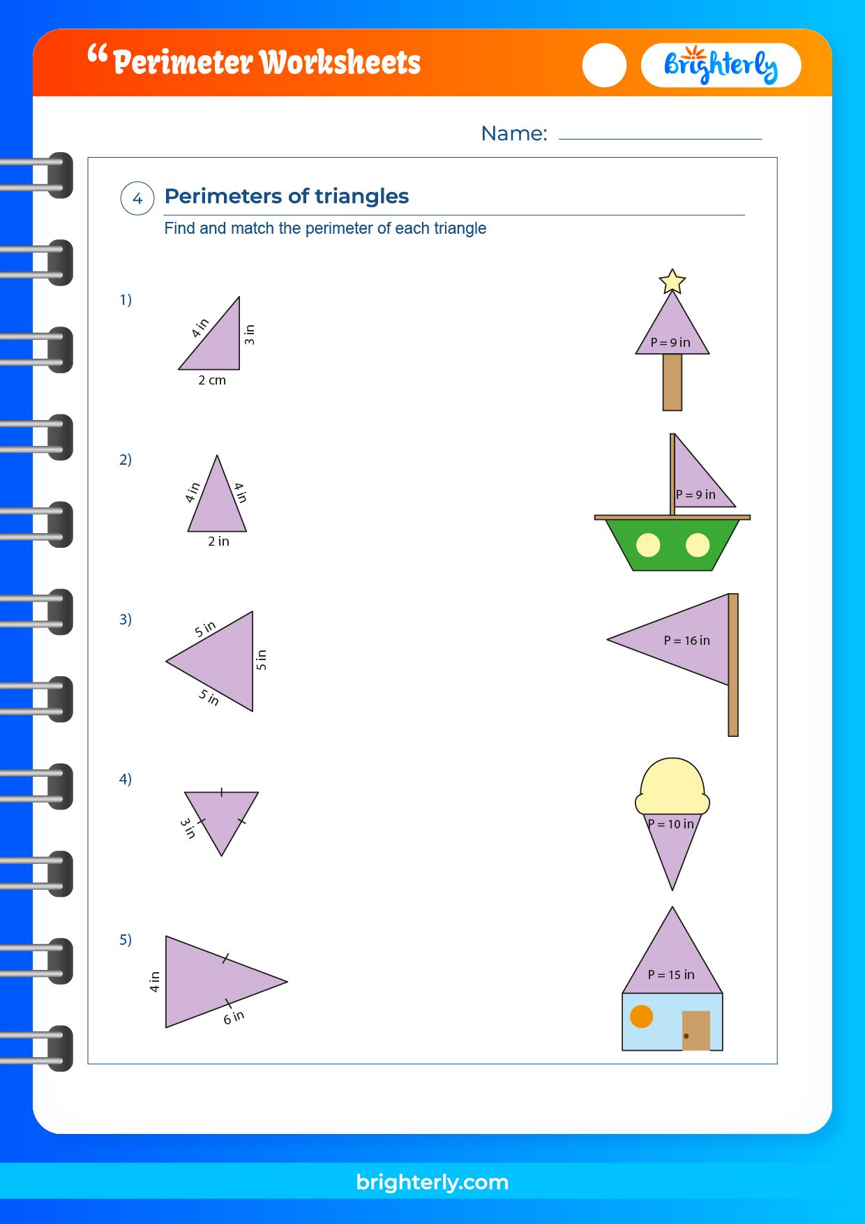 Free Printable Perimeter Worksheets & Word Problems [PDFs] Brighterly