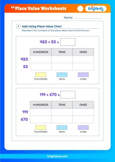 Mathematics Place Value Worksheets