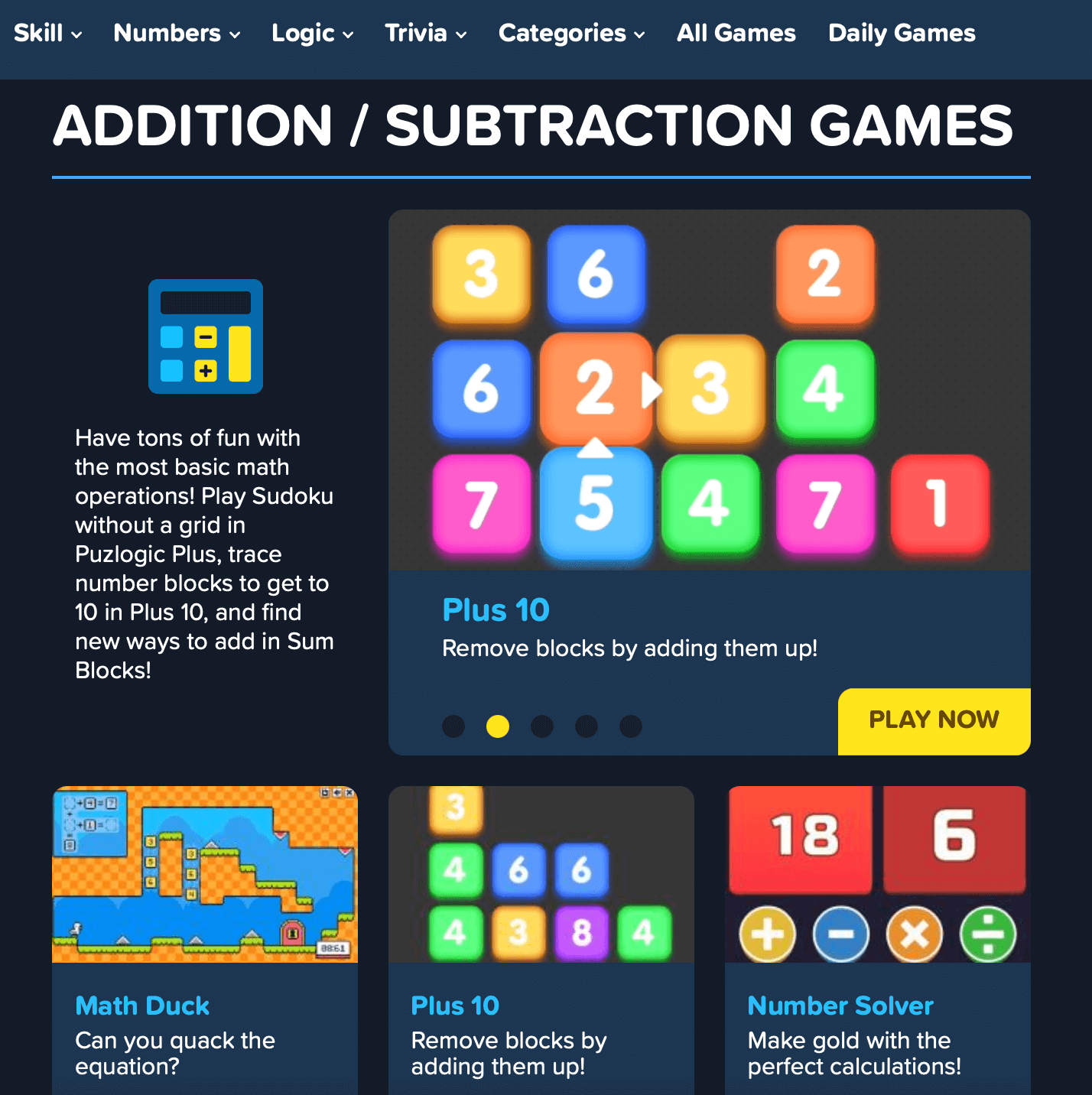 Cool Math Games