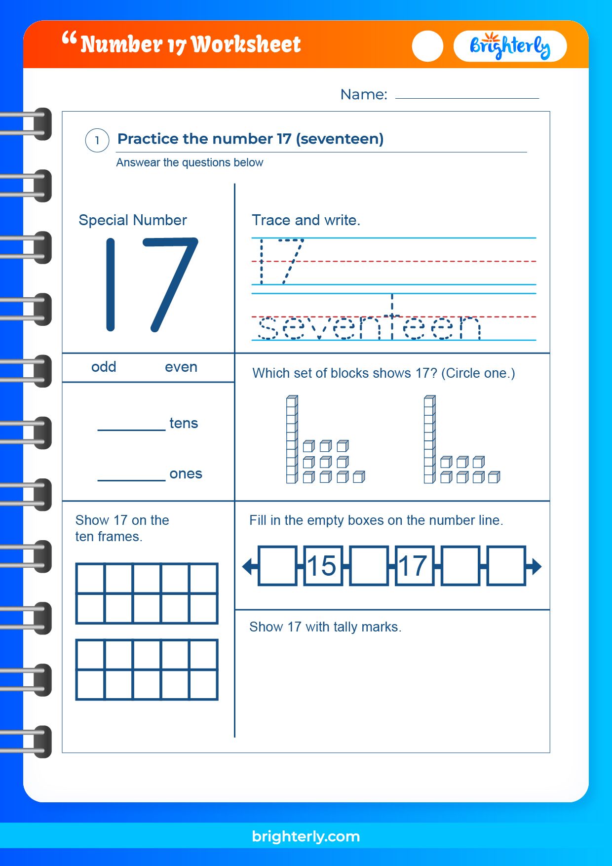 number-17-tracing-worksheets-for-preschool-name-tracing-generator-free