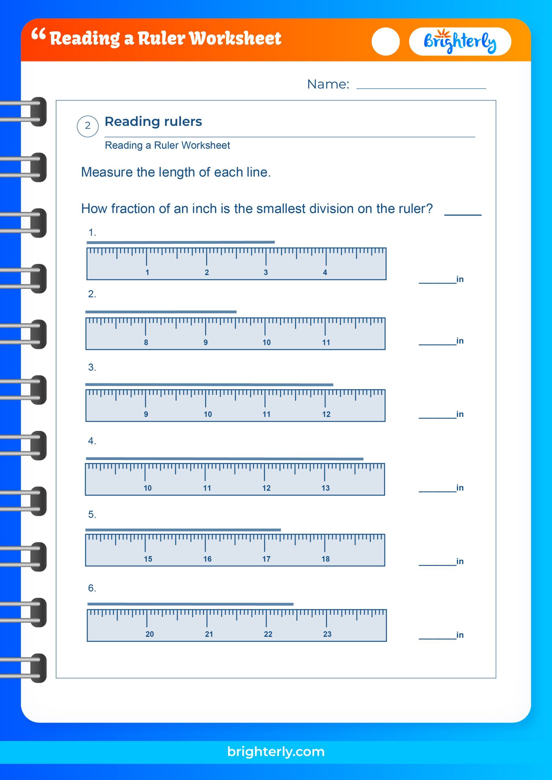 Reading A Ruler Worksheets Images 4 Scaled 