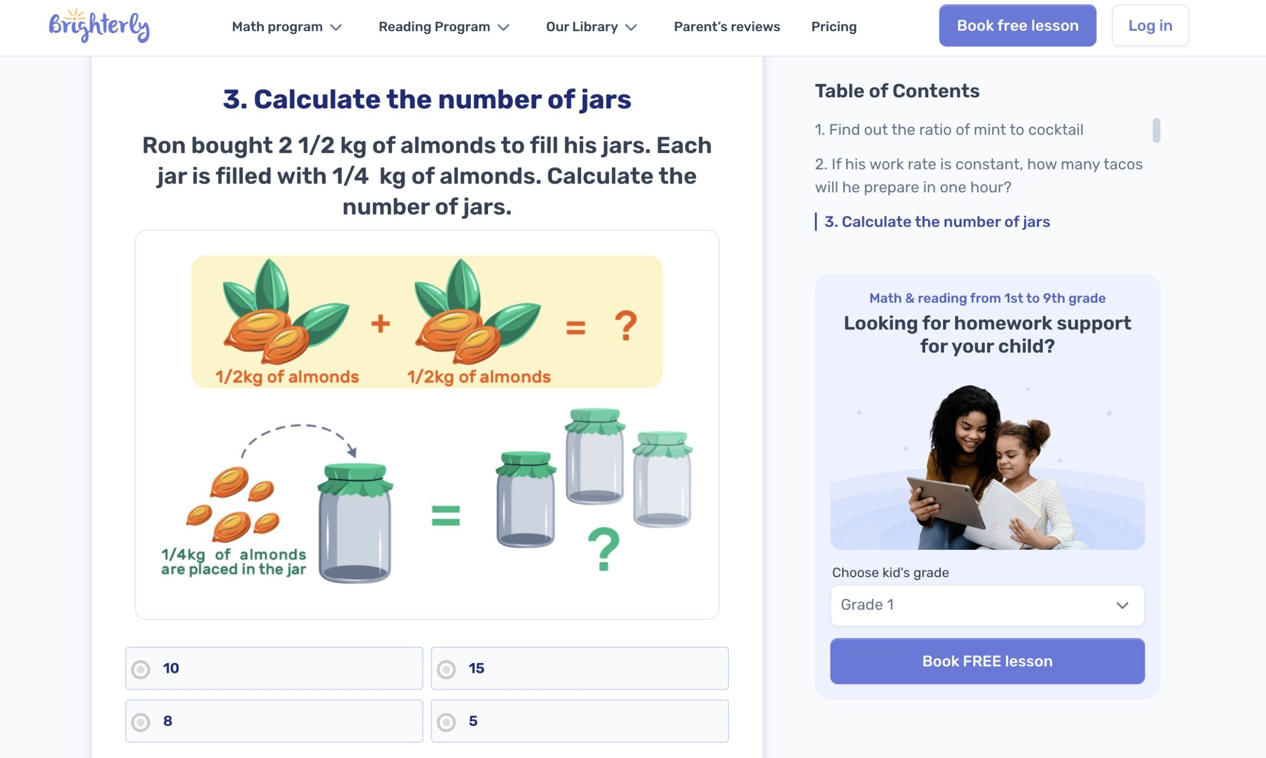 Practice 6th grade division problems with answers