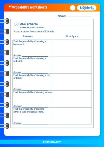 7th Grade Math Probability Worksheets