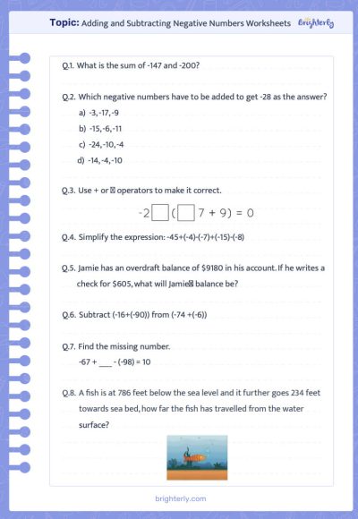 Adding and Subtracting