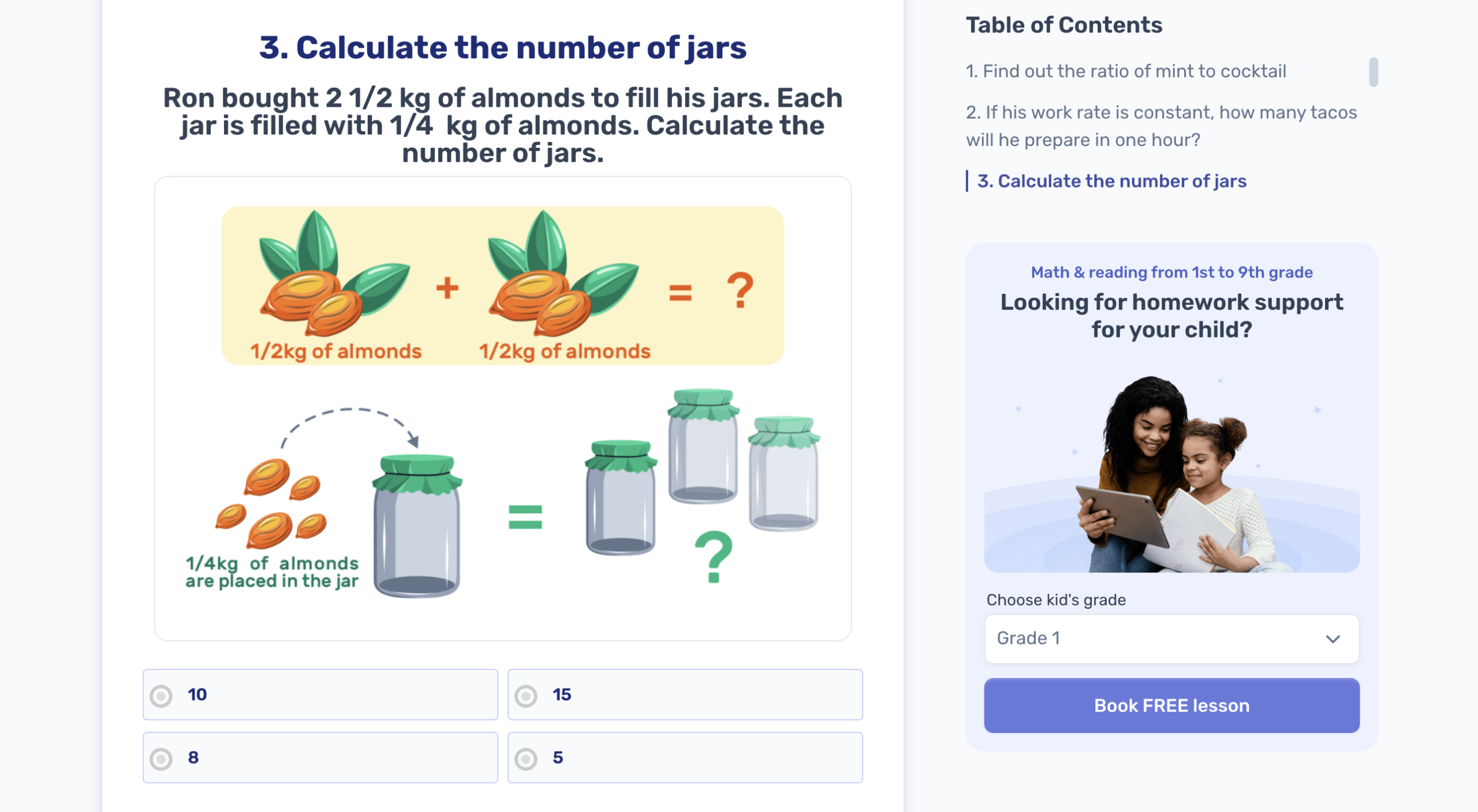 Percent decimal fraction worksheet and test