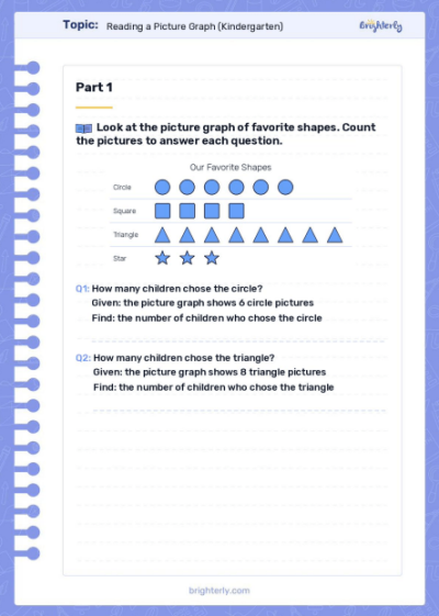 Kindergarten Graphing Worksheets 1