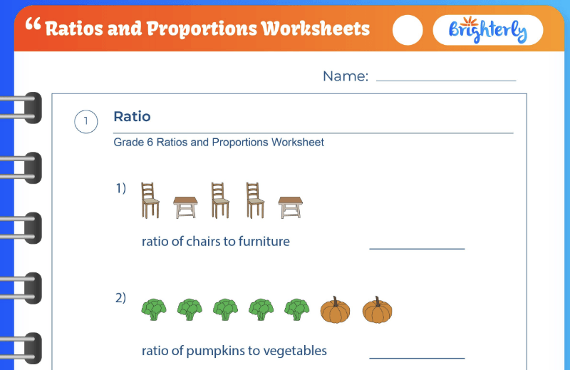 Ratios and proportions worksheet: Examples by Brighterly