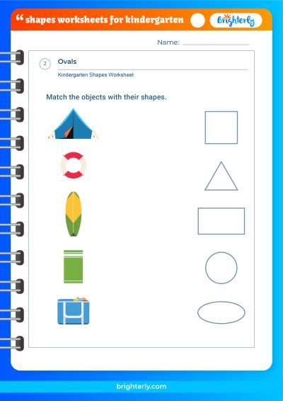 Kindergarten Shapes Worksheets