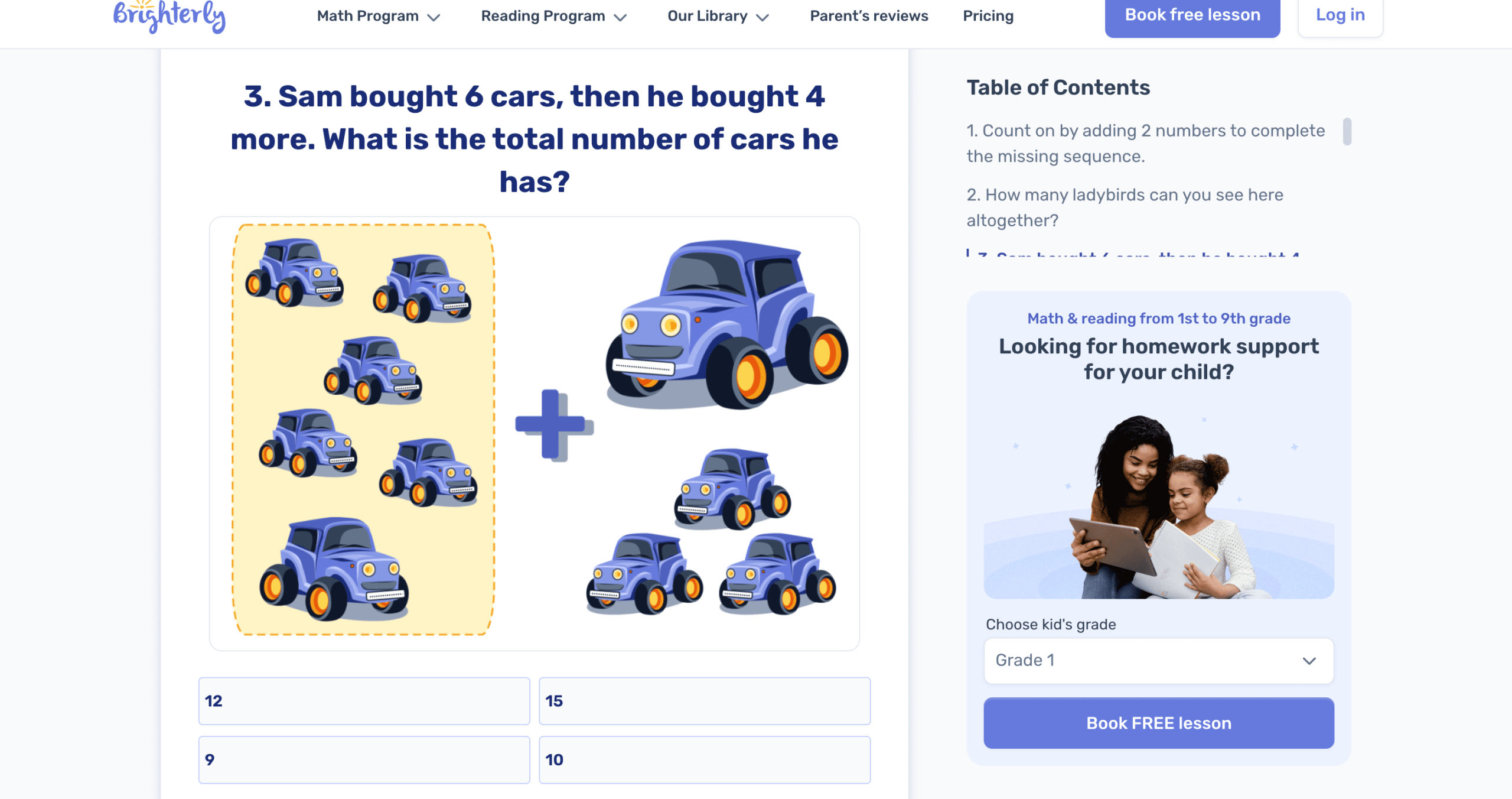 Beginning fractions worksheets & tests