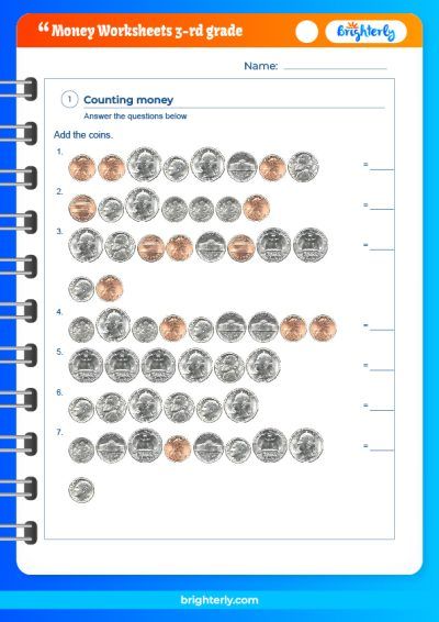 Money Worksheets Grade 3 PDF