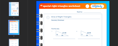 FREE Special Right Triangles Worksheets [PDFs] Brighterly