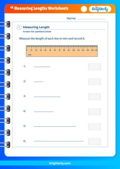 Measuring Metric Length Worksheet Answers