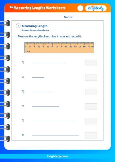 Measuring Lengths Worksheets