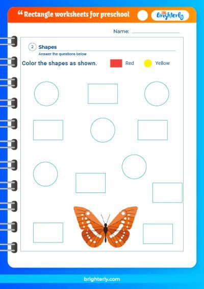 Rectangle Worksheet Preschool
