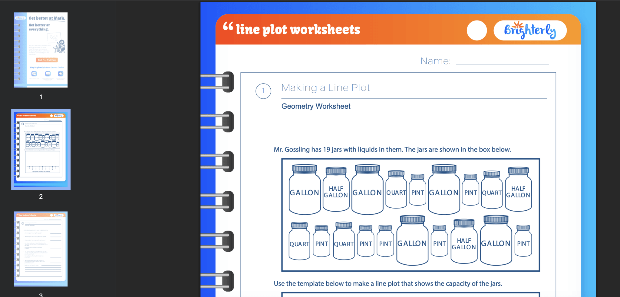 Why Parents and Teachers Love Line Plot Worksheets [PDFs] Brighterly.com