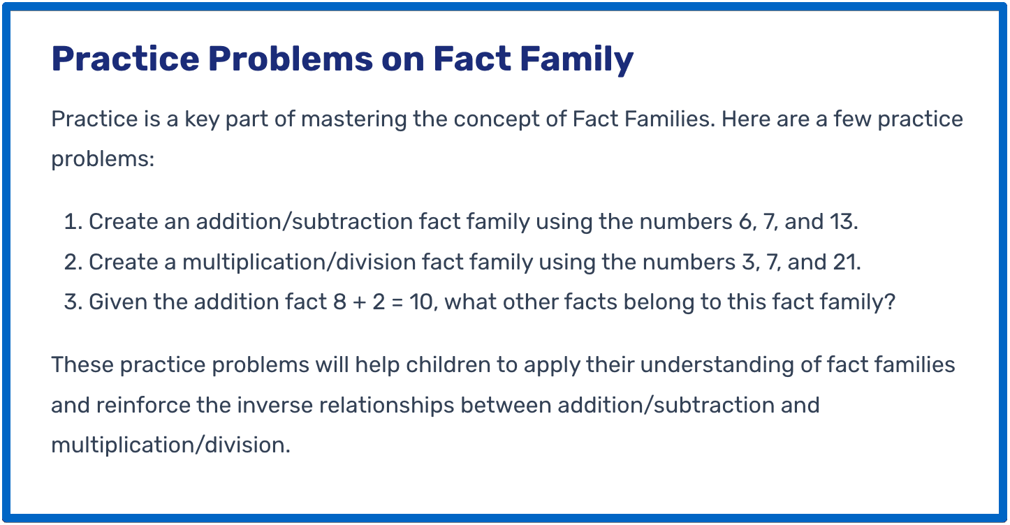 Math Facts Worksheets [Free Printable]