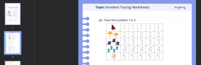 Tracing Numbers Worksheets [Free Printable]