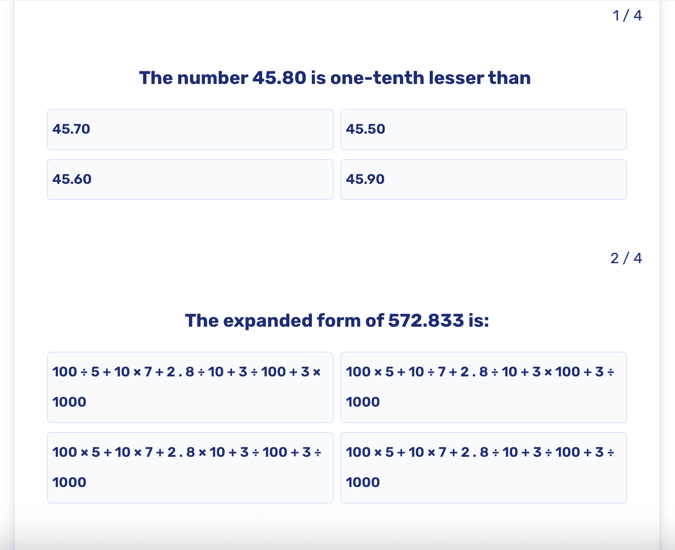 5th Grade Decimal Worksheets Free Printable