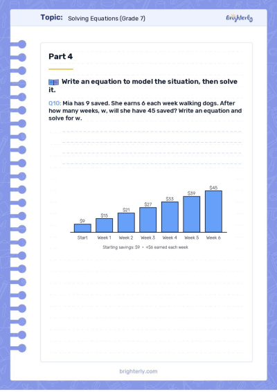 Solving Equations Worksheet 2