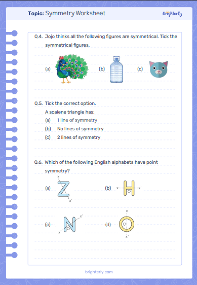 Symmetry Worksheets img