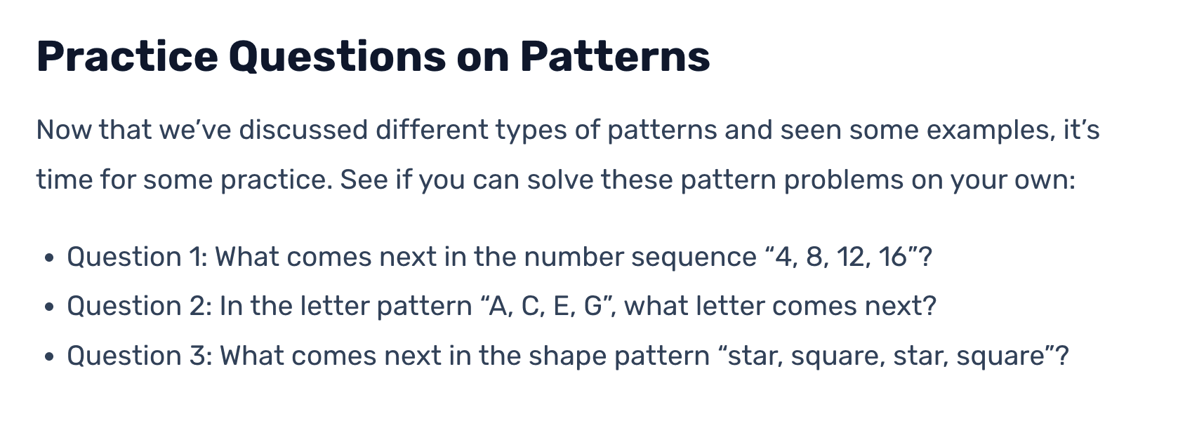 Patterns Worksheets [Free Printable]