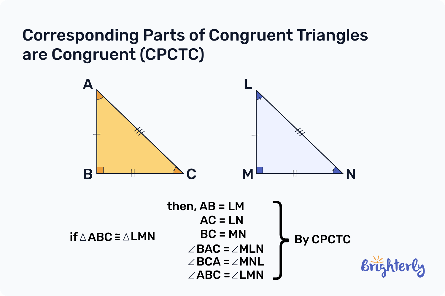 CPCTC: Definition, Postulates, Theorem, Proof, Examples CPCTC: Definition, Postulates, Theorem, Proof, Examples