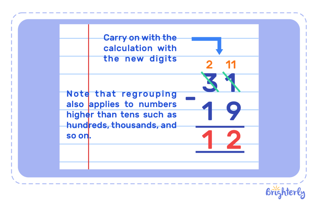 Subtraction With Regrouping 5