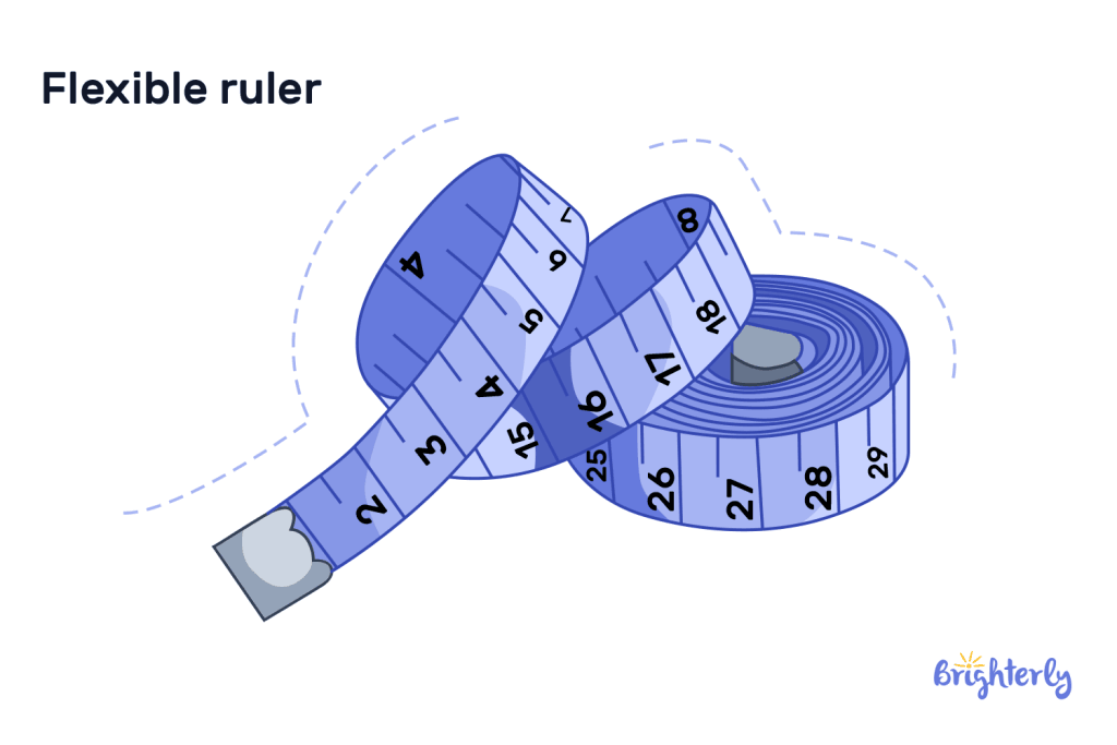 Flexible ruler