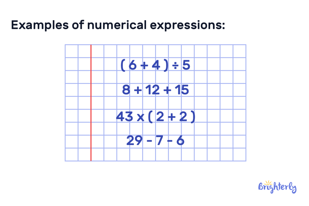 How to write a numerical expression 2