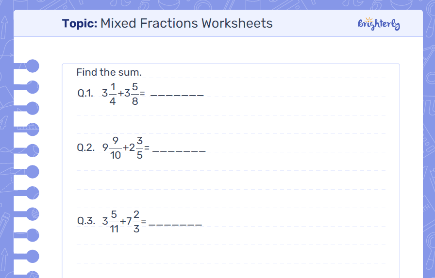 C:\Users\O5798916\OneDrive - Verallia\Робочий стіл\1\Mixed Fractions Worksheets Example