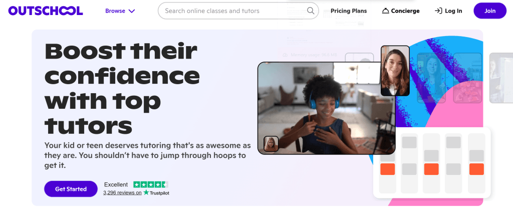 Educational website for kids #5: Outschool