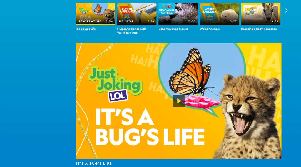Free educational website for kids #2: National Geographic Kids
