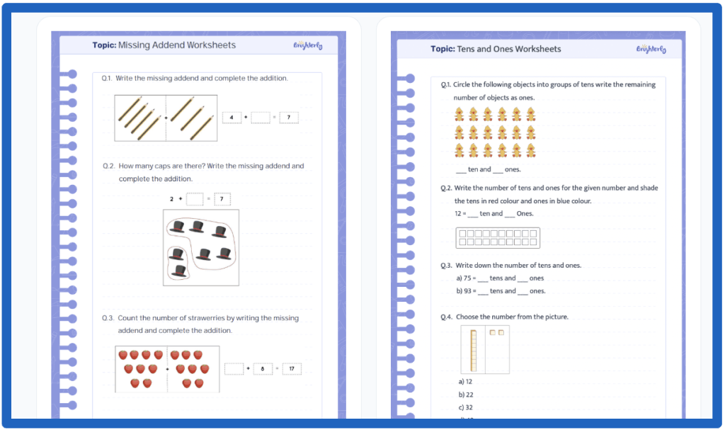 brighterly math worksheets