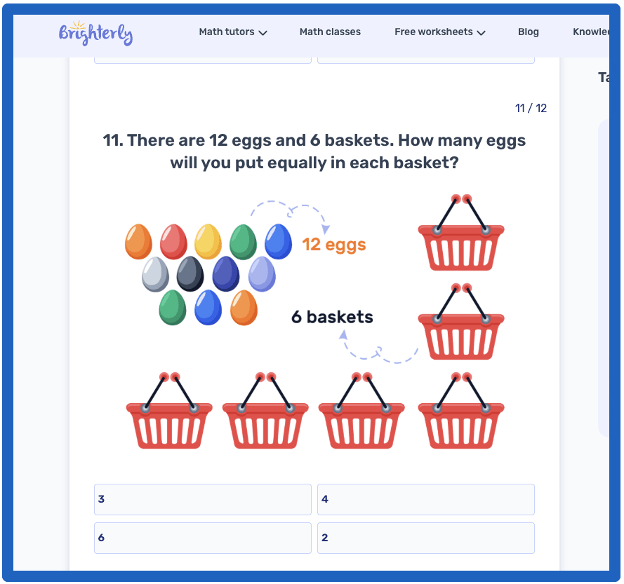 math test 2nd grade